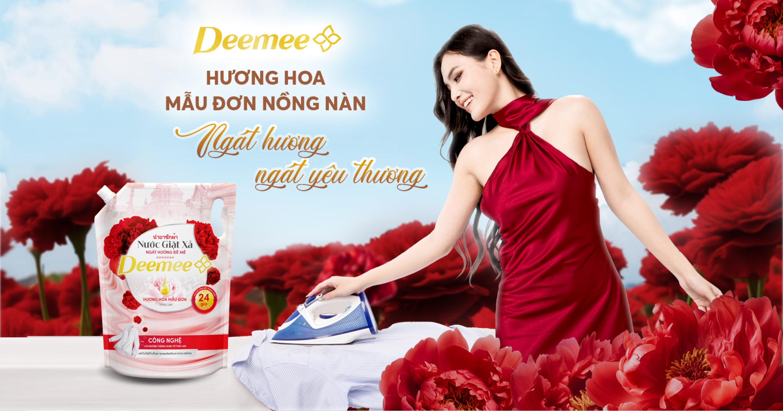 Deemee - Hương hoa mẫu đơn nồng nàn