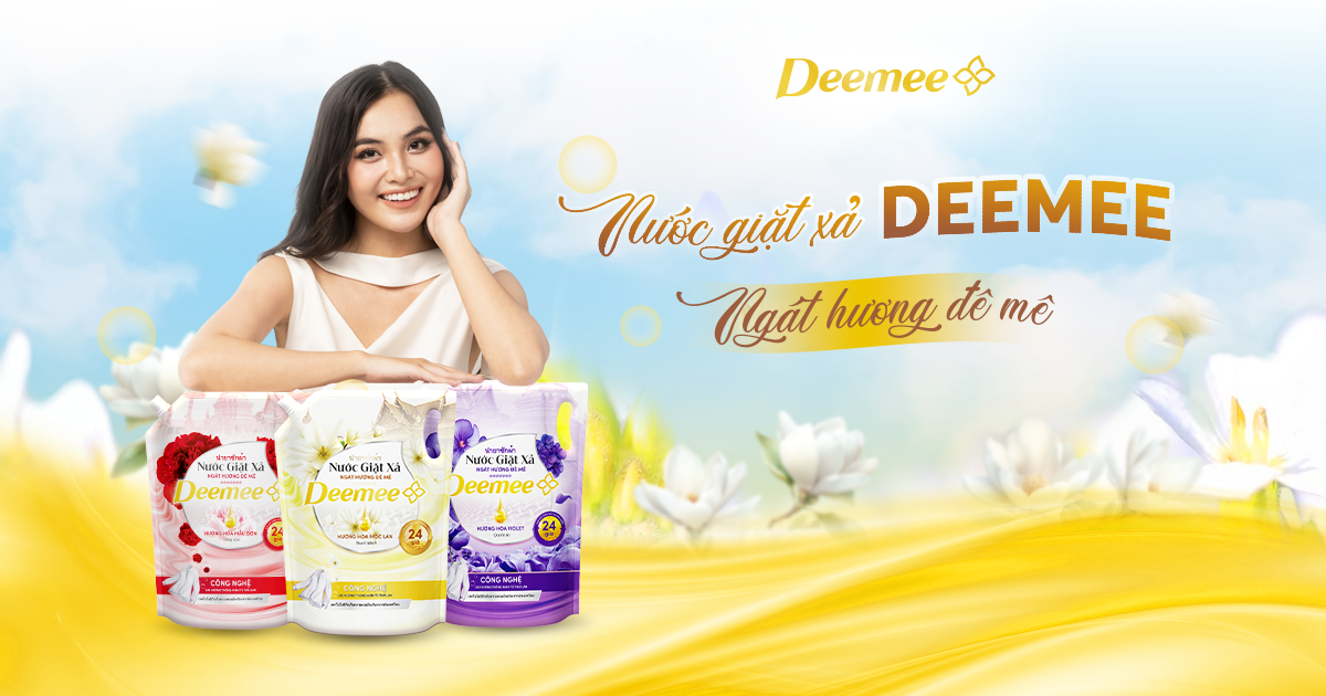 Nước giặt xả Deemee - Ngát hương đê mê