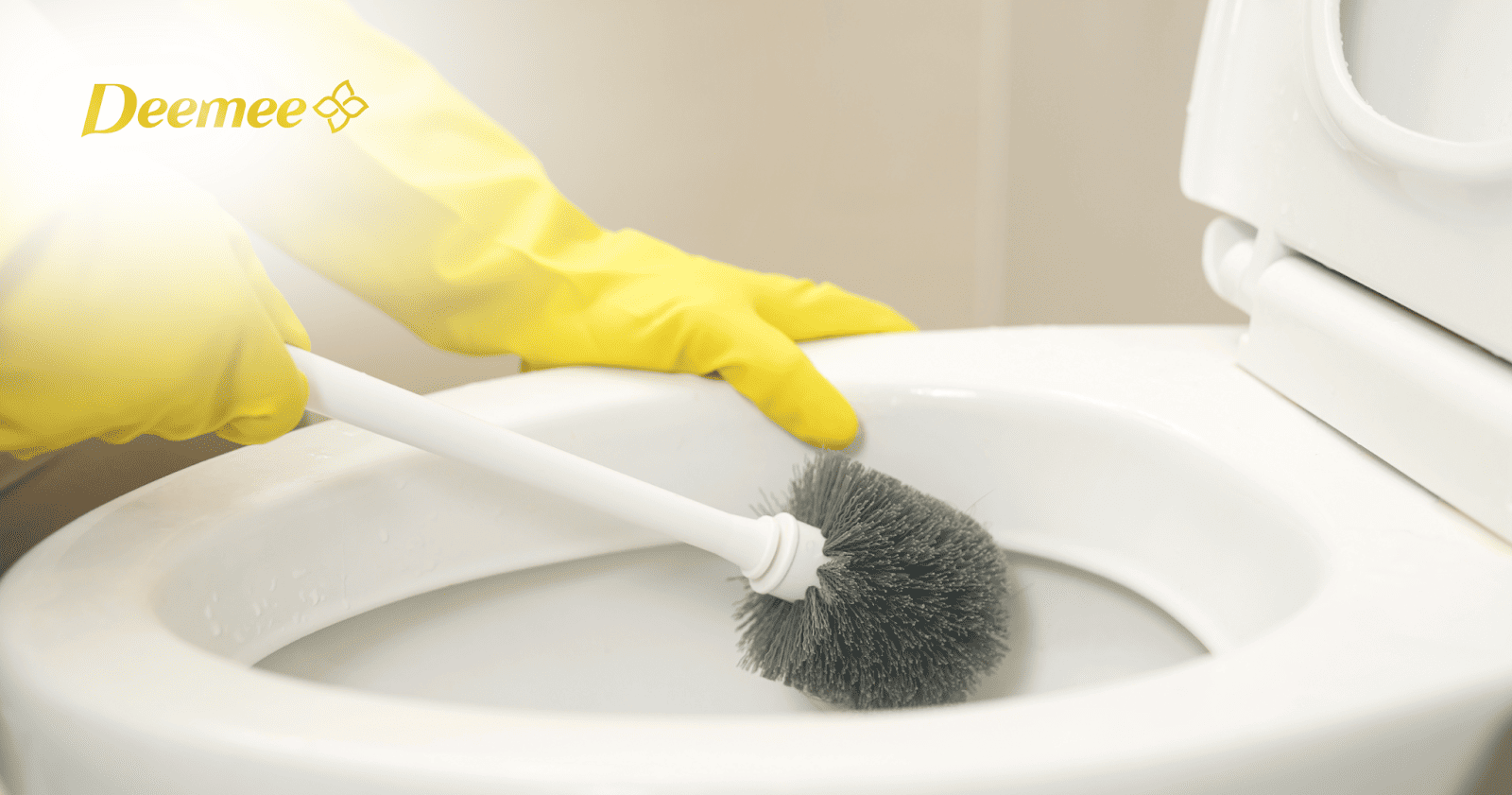 Nước tẩy bồn cầu Deemee an toàn cho bề mặt sứ và sạch khuẩn tuyệt đối.